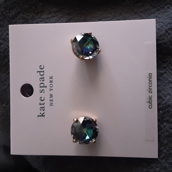 Kate Spade Bright Ideas Earrings in Jet (blue-green)